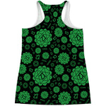 Anahata Chakra Pattern Print Women's Racerback Tank Top