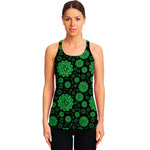 Anahata Chakra Pattern Print Women's Racerback Tank Top