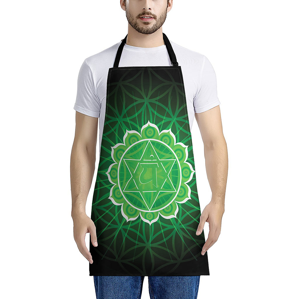 Anahata Chakra Spiritual Print Apron