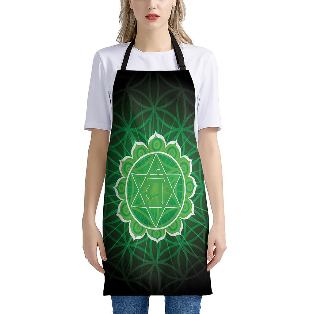 Anahata Chakra Spiritual Print Apron