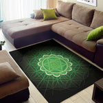 Anahata Chakra Spiritual Print Area Rug