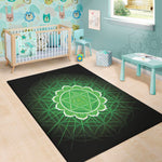 Anahata Chakra Spiritual Print Area Rug