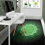 Anahata Chakra Spiritual Print Area Rug