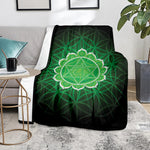 Anahata Chakra Spiritual Print Blanket