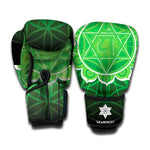 Anahata Chakra Spiritual Print Boxing Gloves