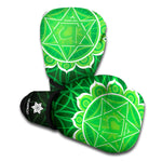 Anahata Chakra Spiritual Print Boxing Gloves