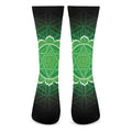 Anahata Chakra Spiritual Print Crew Socks