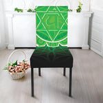 Anahata Chakra Spiritual Print Dining Chair Slipcover