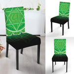 Anahata Chakra Spiritual Print Dining Chair Slipcover