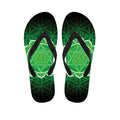 Anahata Chakra Spiritual Print Flip Flops