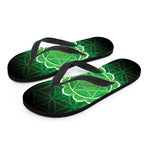 Anahata Chakra Spiritual Print Flip Flops