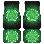 Anahata Chakra Spiritual Print Front and Back Car Floor Mats