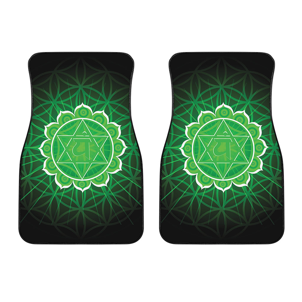 Anahata Chakra Spiritual Print Front Car Floor Mats