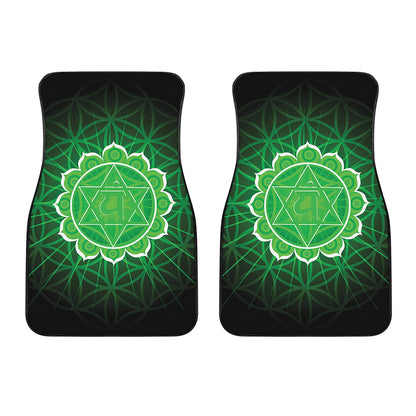 Anahata Chakra Spiritual Print Front Car Floor Mats