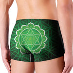 Anahata Chakra Spiritual Print Men's Boxer Briefs