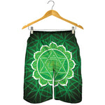 Anahata Chakra Spiritual Print Men's Shorts