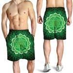 Anahata Chakra Spiritual Print Men's Shorts