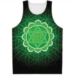 Anahata Chakra Spiritual Print Men's Tank Top