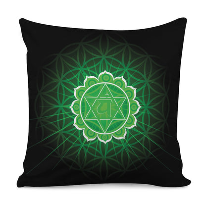 Anahata Chakra Spiritual Print Pillow Cover
