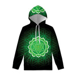 Anahata Chakra Spiritual Print Pullover Hoodie
