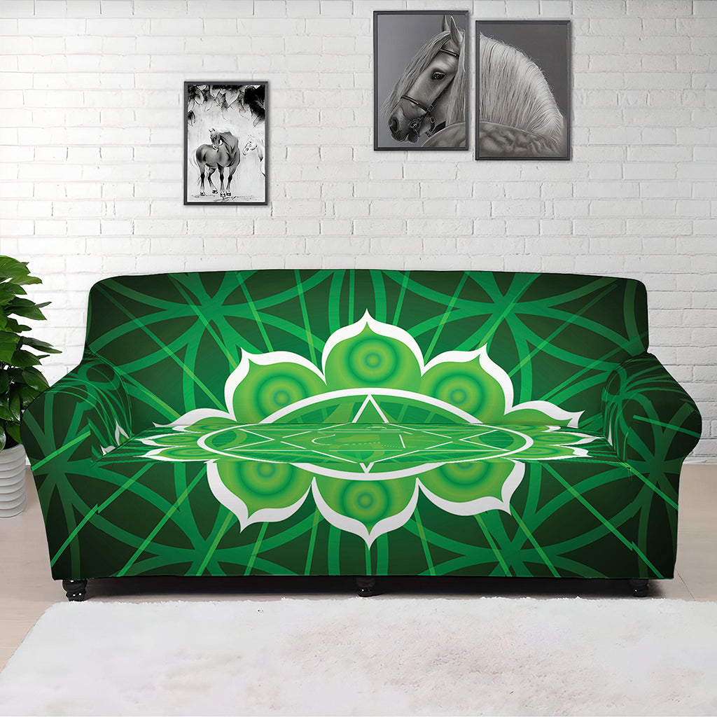 Anahata Chakra Spiritual Print Sofa Cover