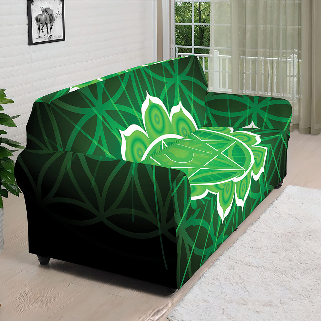Anahata Chakra Spiritual Print Sofa Cover