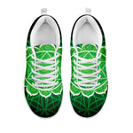 Anahata Chakra Spiritual Print White Sneakers