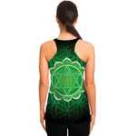 Anahata Chakra Spiritual Print Women's Racerback Tank Top