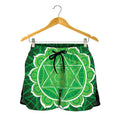 Anahata Chakra Spiritual Print Women's Shorts