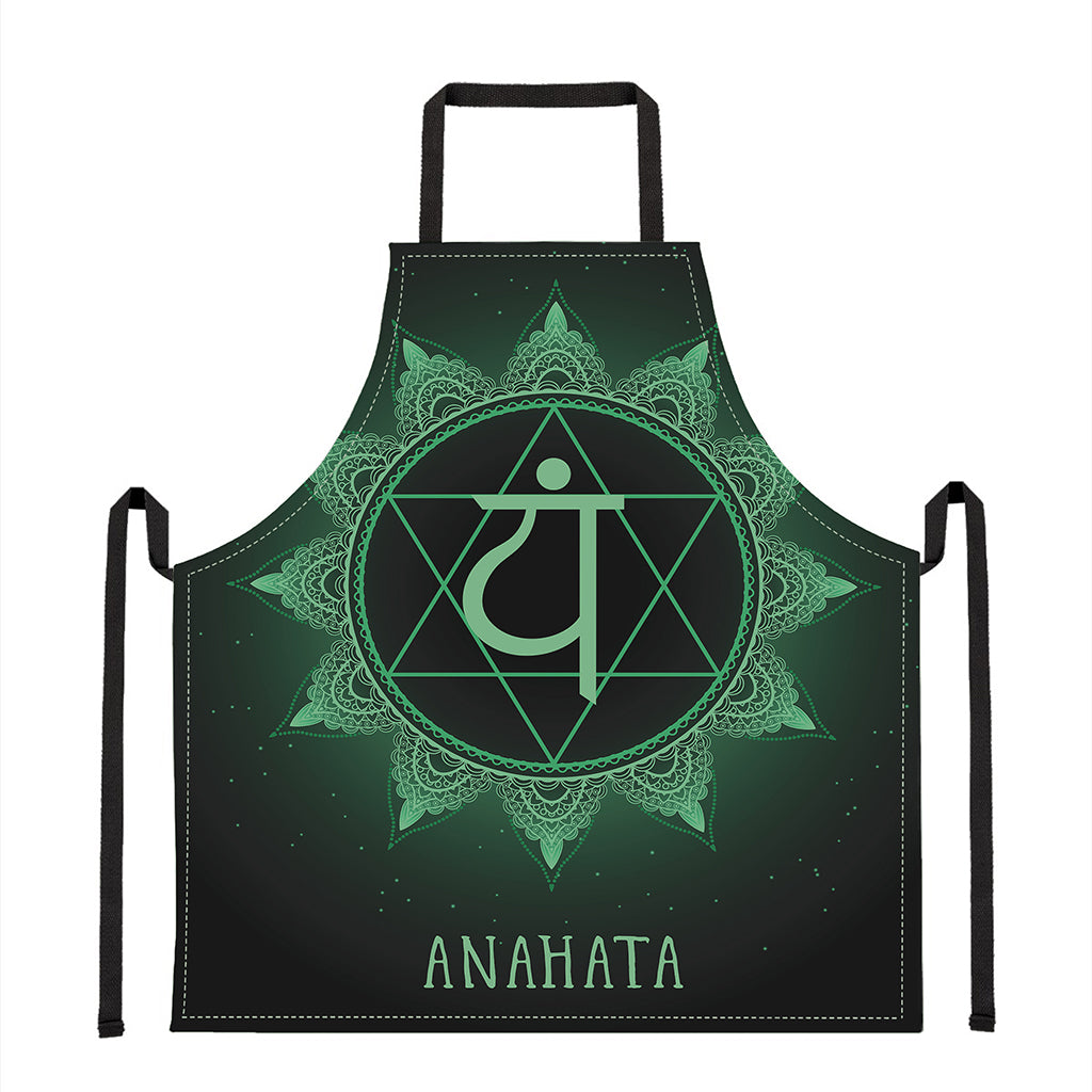 Anahata Chakra Symbol Print Apron