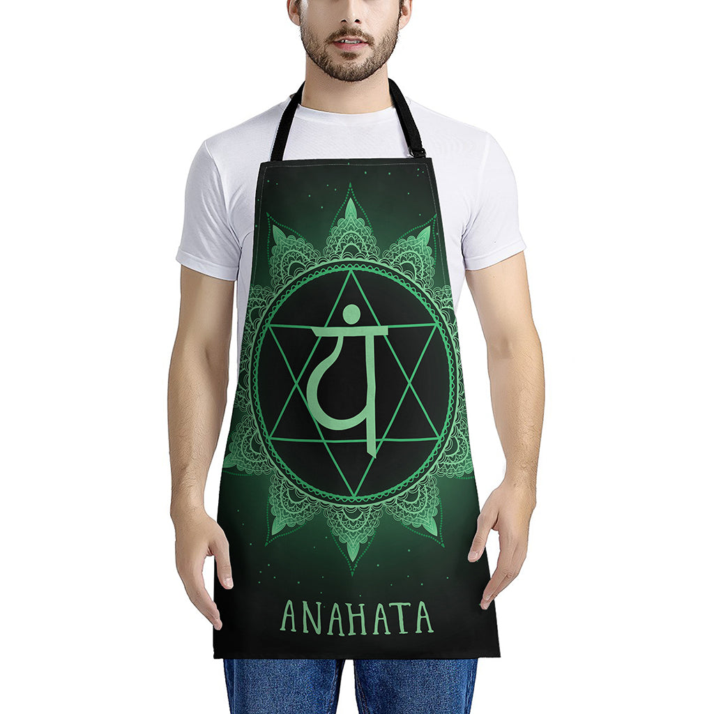 Anahata Chakra Symbol Print Apron