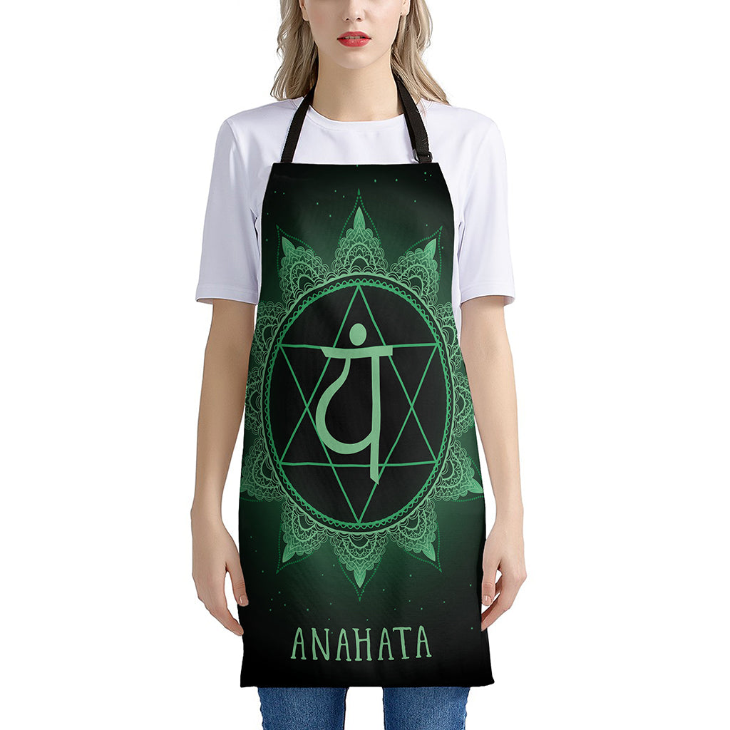 Anahata Chakra Symbol Print Apron