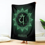 Anahata Chakra Symbol Print Blanket