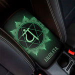 Anahata Chakra Symbol Print Car Center Console Cover