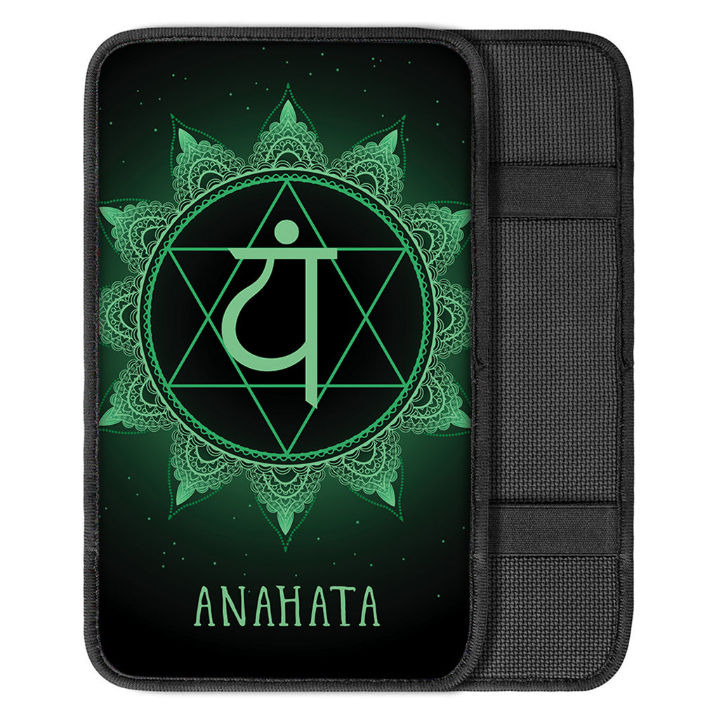 Anahata Chakra Symbol Print Car Center Console Cover