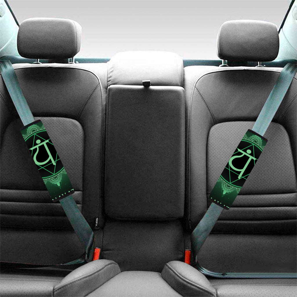 Anahata Chakra Symbol Print Car Seat Belt Covers