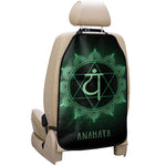 Anahata Chakra Symbol Print Car Seat Organizers