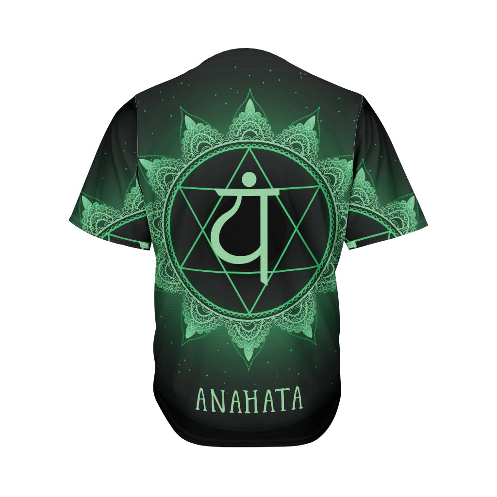 Anahata Chakra Symbol Print Men's Baseball Jersey