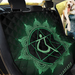 Anahata Chakra Symbol Print Pet Car Back Seat Cover