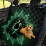 Anahata Chakra Symbol Print Pet Car Back Seat Cover