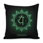 Anahata Chakra Symbol Print Pillow Cover