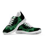 Anahata Chakra Symbol Print White Sneakers