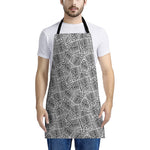 Ancient Aztec Tribal Pattern Print Apron