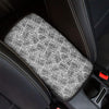 Ancient Aztec Tribal Pattern Print Car Center Console Cover
