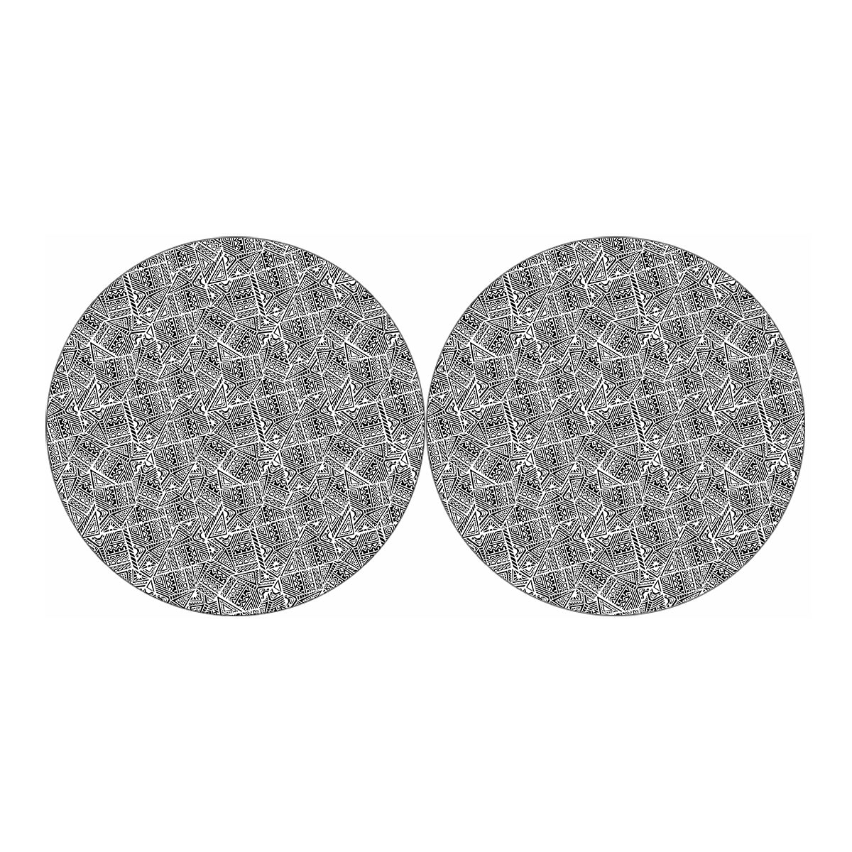 Ancient Aztec Tribal Pattern Print Car Coasters