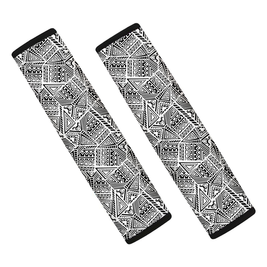 Ancient Aztec Tribal Pattern Print Car Seat Belt Covers