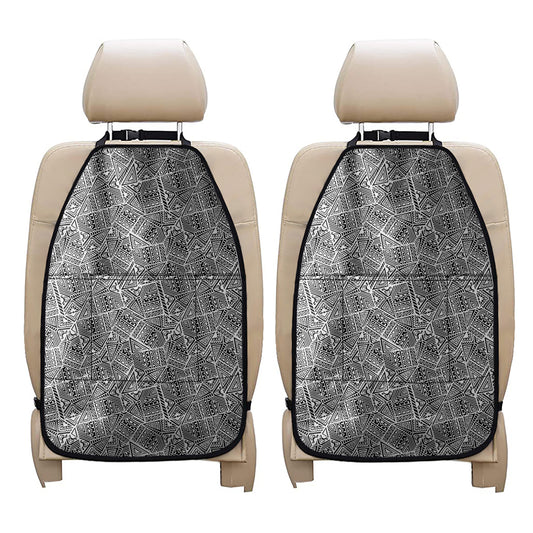 Ancient Aztec Tribal Pattern Print Car Seat Organizers