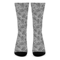 Ancient Aztec Tribal Pattern Print Crew Socks