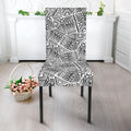 Ancient Aztec Tribal Pattern Print Dining Chair Slipcover