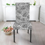 Ancient Aztec Tribal Pattern Print Dining Chair Slipcover